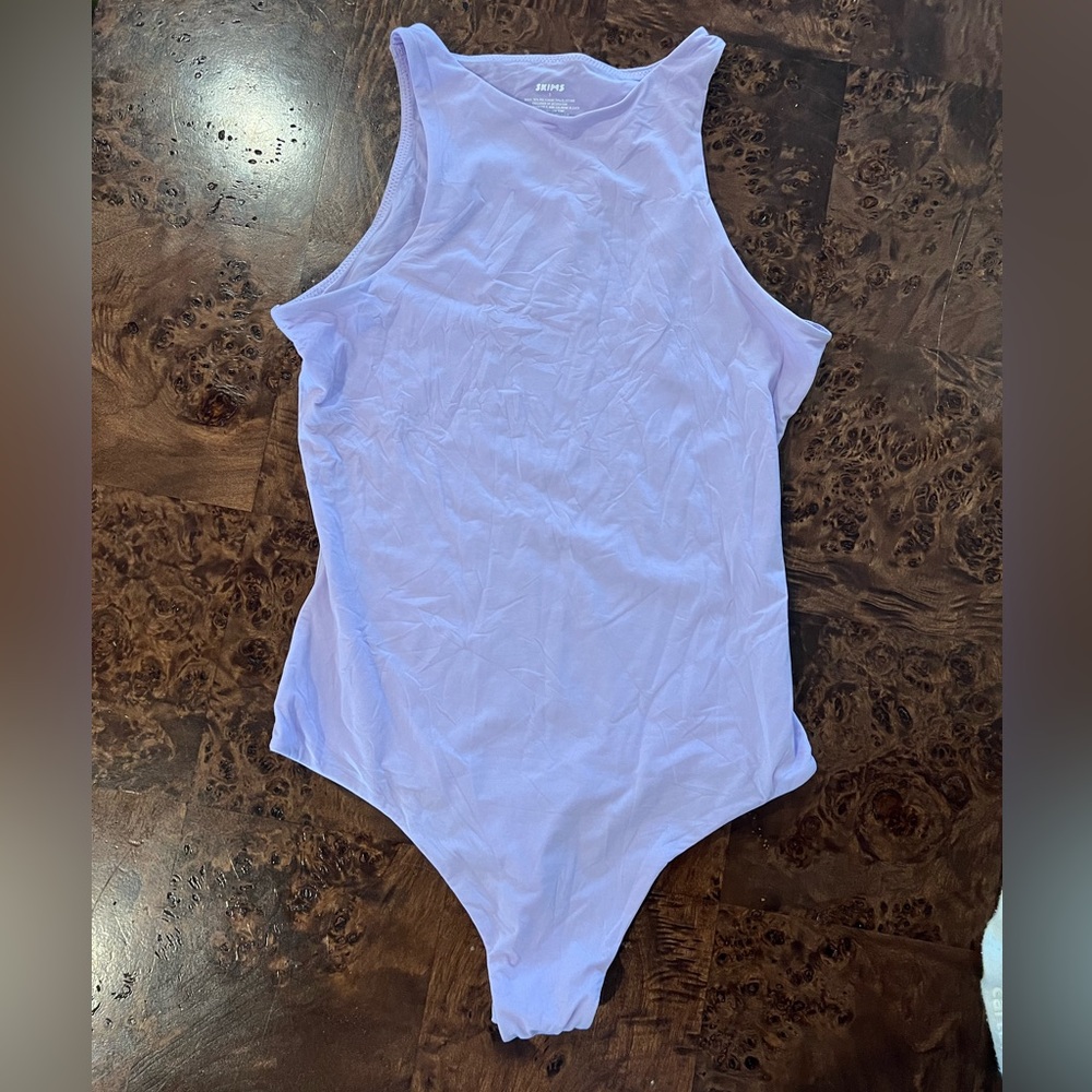 Skims light purple tank top bodysuit size S